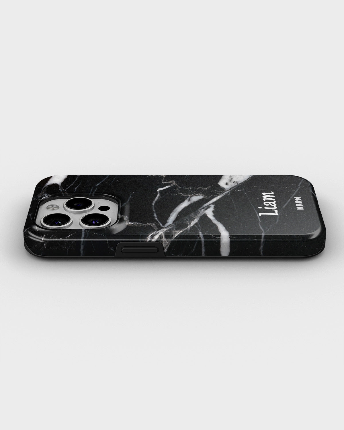 iPhone 12 Pro Max Tough Case – Custom - Black Marble - View 3