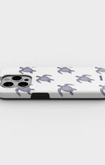 iPhone 12 Pro Max Tough Case – Blue Turtles - View 3