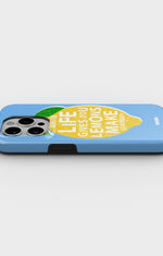 iPhone 12 Pro Max Tough Case – Lemon Quote - View 3