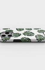 iPhone 12 Pro Max Tough Case – Monstera Pattern - View 3