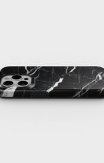 iPhone 12 Pro Max Tough Case – Black Marble - View 3