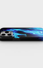iPhone 12 Pro Max Tough Case – Blue Flames Dragon - View 3
