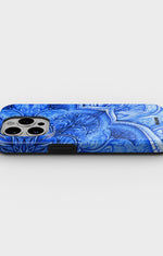 iPhone 12 Pro Max Tough Case – Blue Vintage - View 3