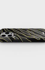 iPhone 12 Pro Max Tough Case – Golden Zebra - View 3