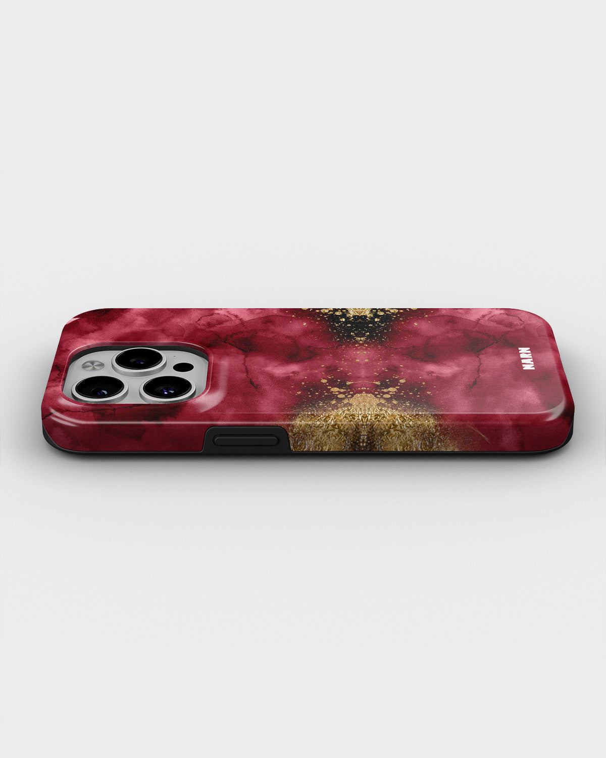 iPhone 12 Pro Max Tough Case – Burgendy Shimmer - View 3