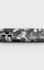 iPhone 12 Pro Max Tough Case – Grey Camo - View 3