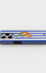 iPhone 12 Pro Max Tough Case – Orange Stripes - View 3