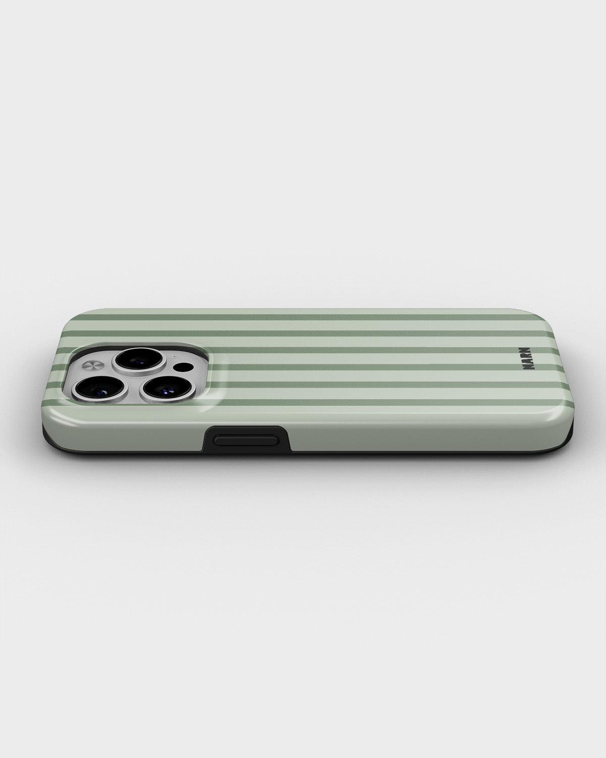 iPhone 12 Pro Max Tough Case – Sage Stripes - View 3