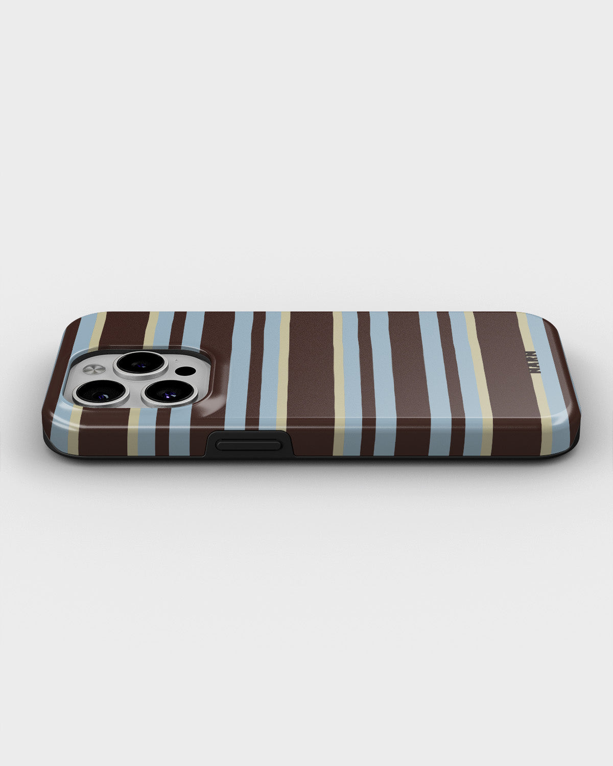 iPhone 12 Pro Max Tough Case – Latte Lines - View 3