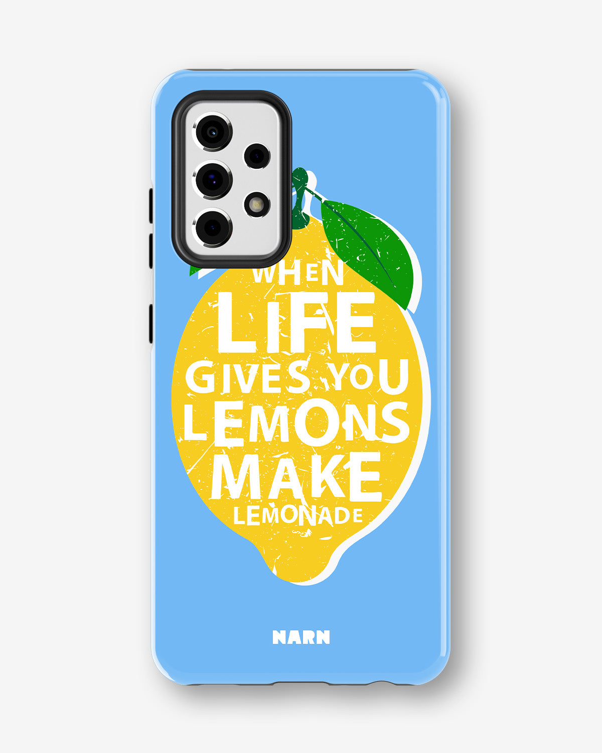 Samsung Galaxy A52 / A52s 5G Tough Case – Lemon Quote - View 1