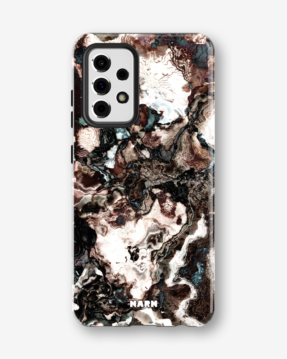 Samsung Galaxy A52 / A52s 5G Tough Case – Marble Brown - View 1