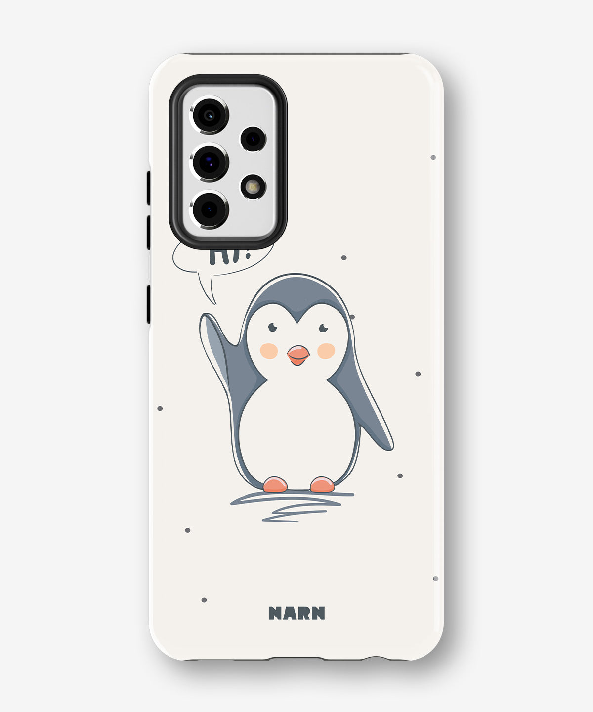Samsung Galaxy A52 / A52s 5G Tough Case – Cute Penguin - View 1