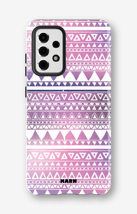 Samsung Galaxy A52 / A52s 5G Tough Case – Purple Aztec - View 1