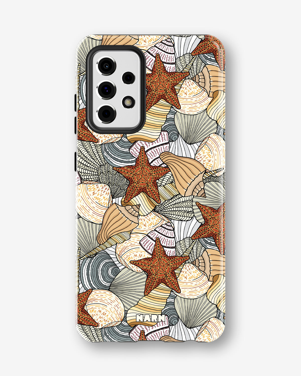Samsung Galaxy A52 / A52s 5G Tough Case – Sea Shells - View 1