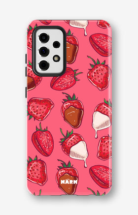 Samsung Galaxy A52 / A52s 5G Tough Case – Strawberry Chocolate - View 1