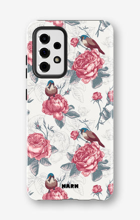 Samsung Galaxy A52 / A52s 5G Tough Case – Birds Among Roses - View 1