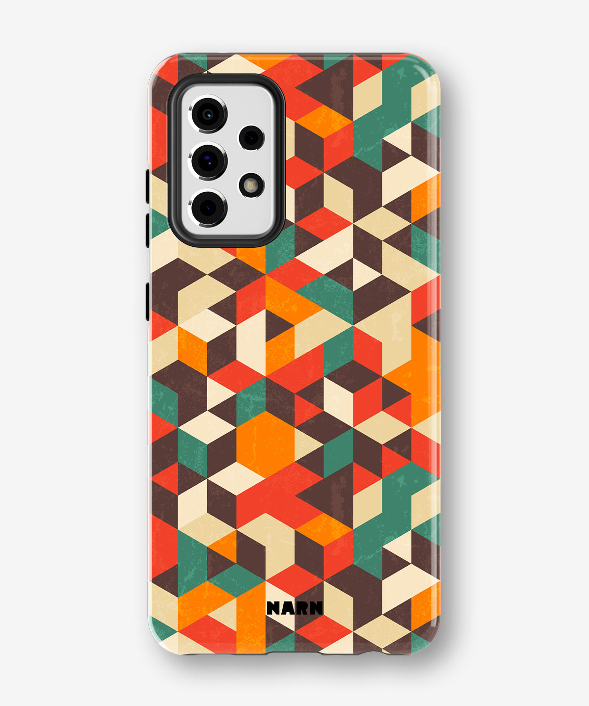 Samsung Galaxy A52 / A52s 5G Tough Case – Retro Geometric - View 1