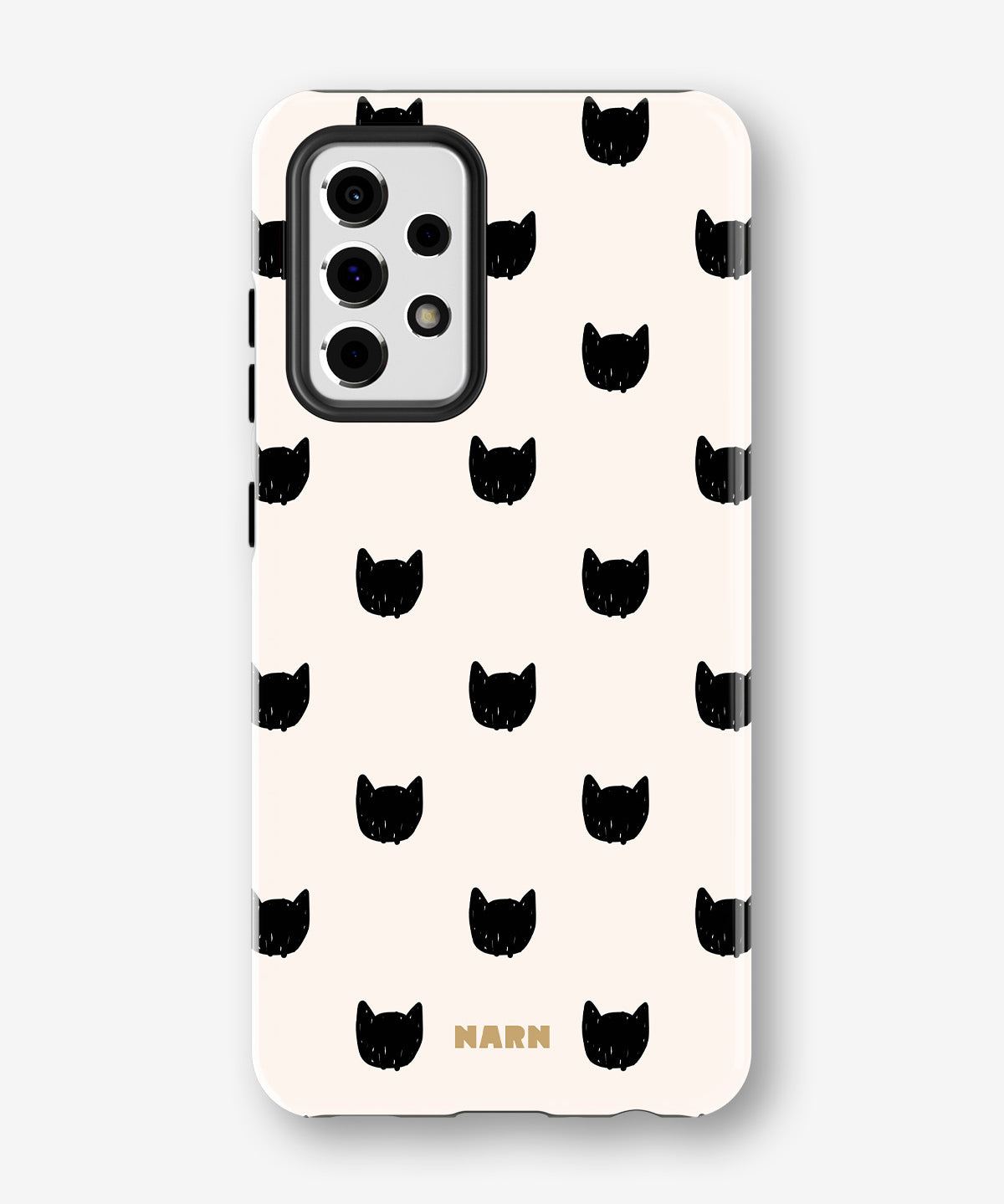 Samsung Galaxy A52 / A52s 5G Tough Case – Kitty Dots - View 1