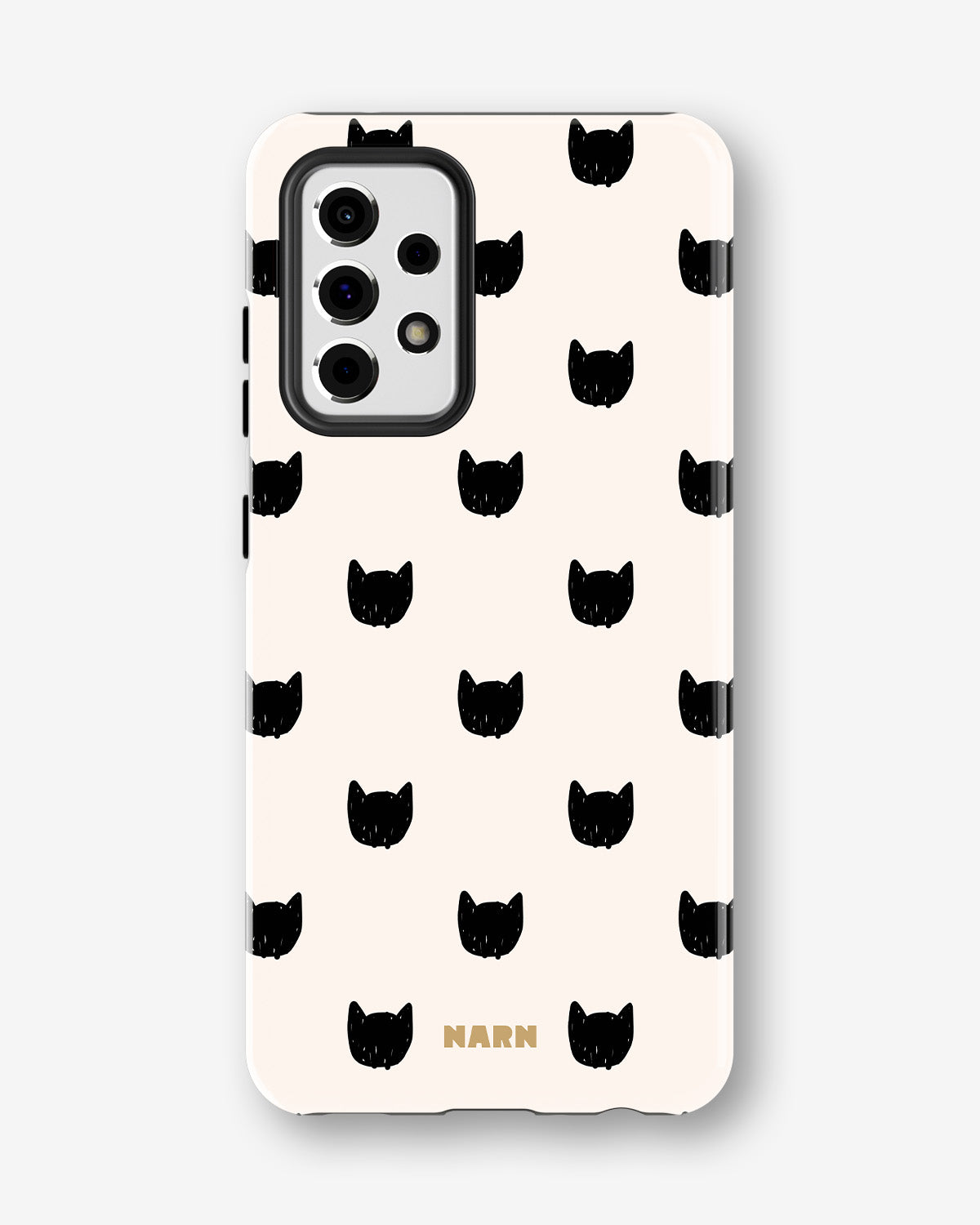 Samsung Galaxy A52 / A52s 5G Tough Case – Kitty Dots - View 1