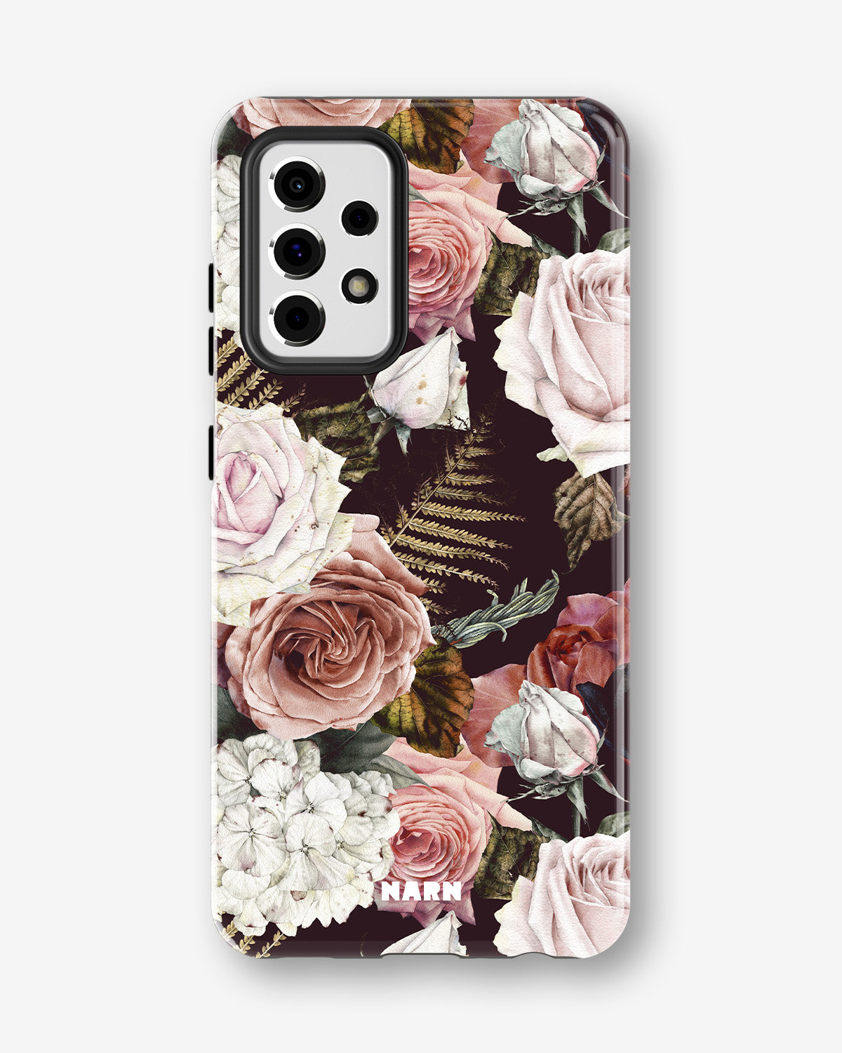 Samsung Galaxy A52 / A52s 5G Tough Case – Midnight Roses - View 1