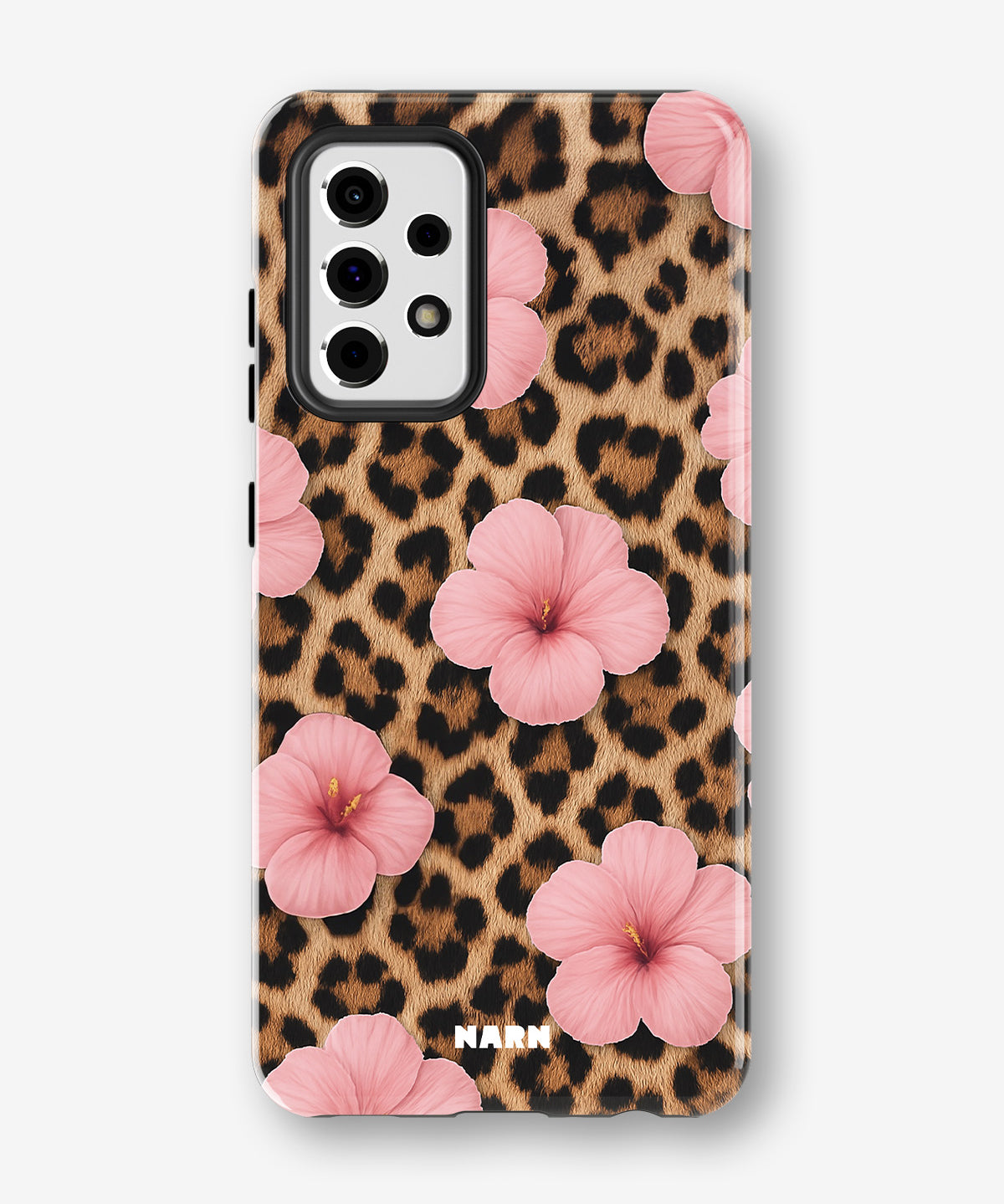 Samsung Galaxy A52 / A52s 5G Tough Case – Leopard Flower - View 1