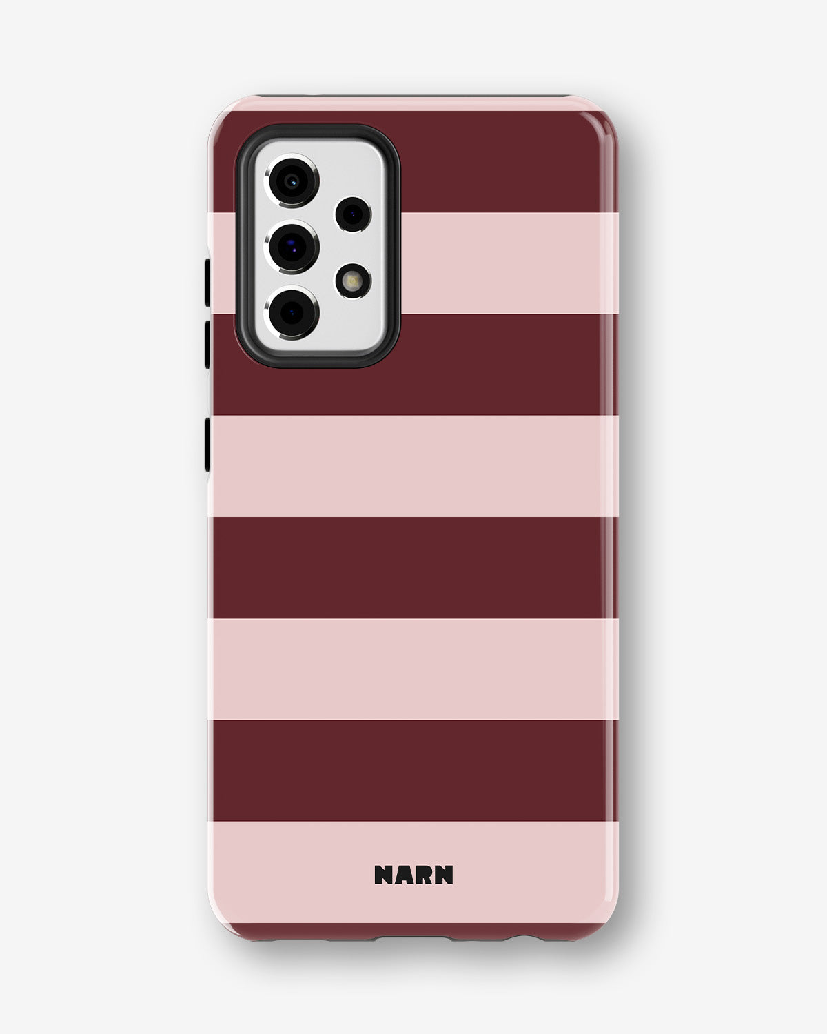 Samsung Galaxy A52 / A52s 5G Tough Case – Cranberry Stripe - View 1