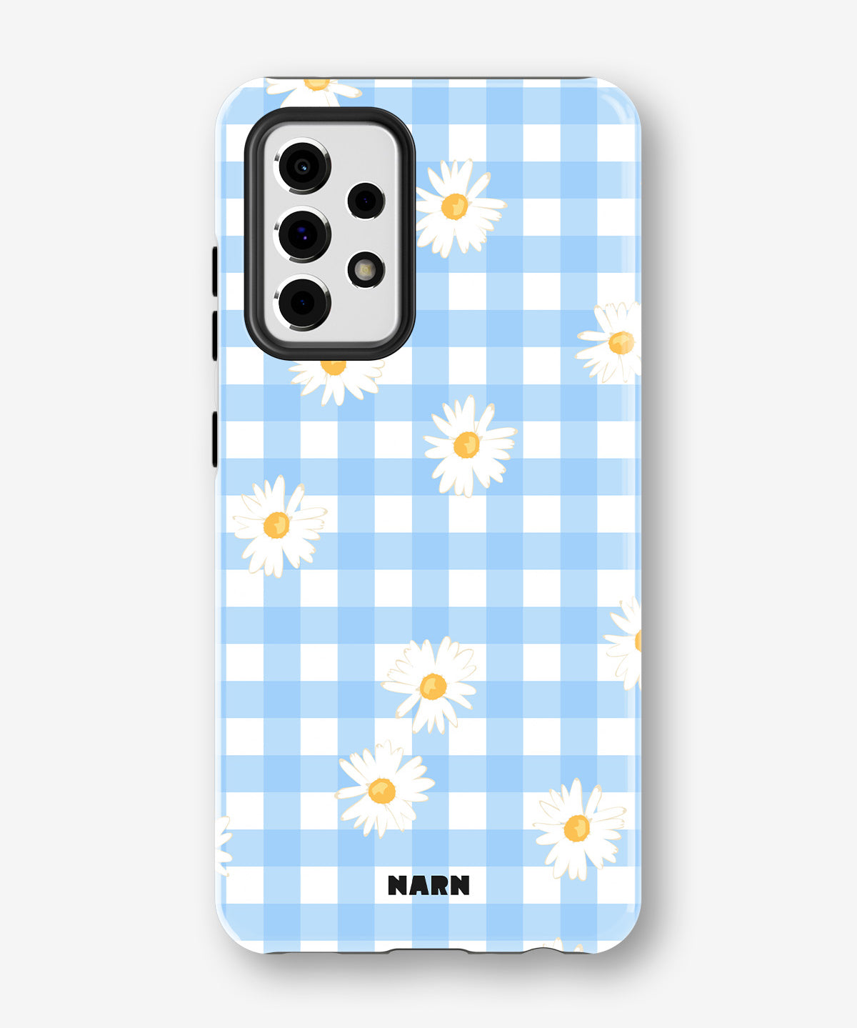 Samsung Galaxy A52 / A52s 5G Tough Case – Blue Daisies - View 1
