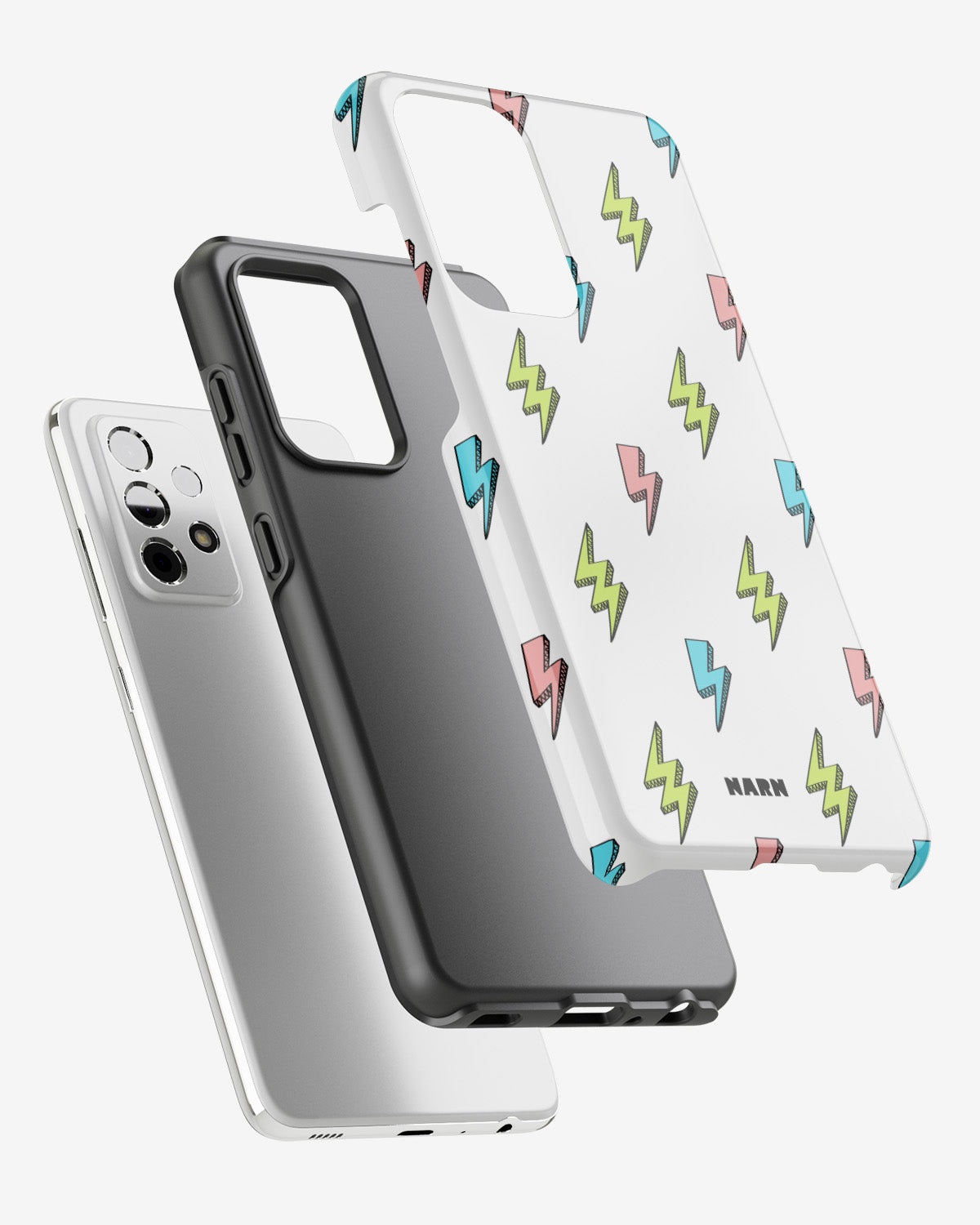 Samsung Galaxy A52 / A52s 5G Tough Case – Lightning Bolts - View 2