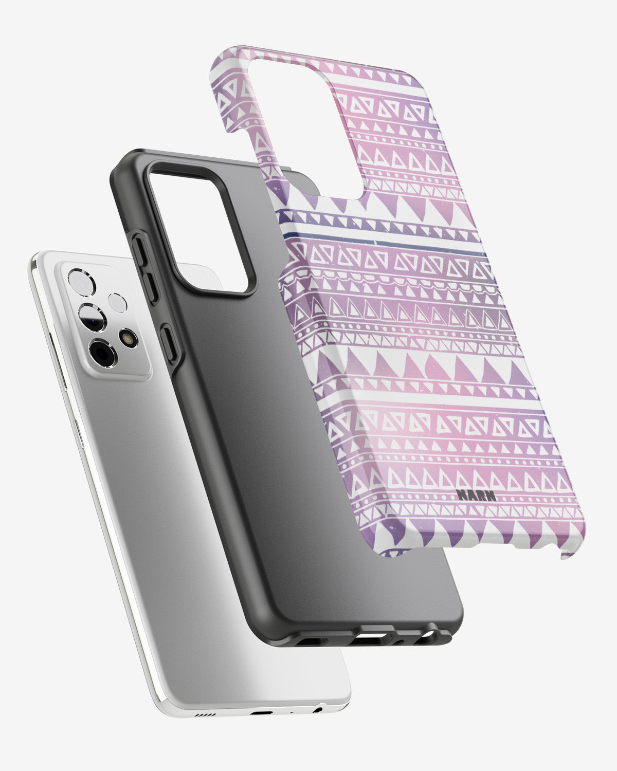 Samsung Galaxy A52 / A52s 5G Tough Case – Purple Aztec - View 2