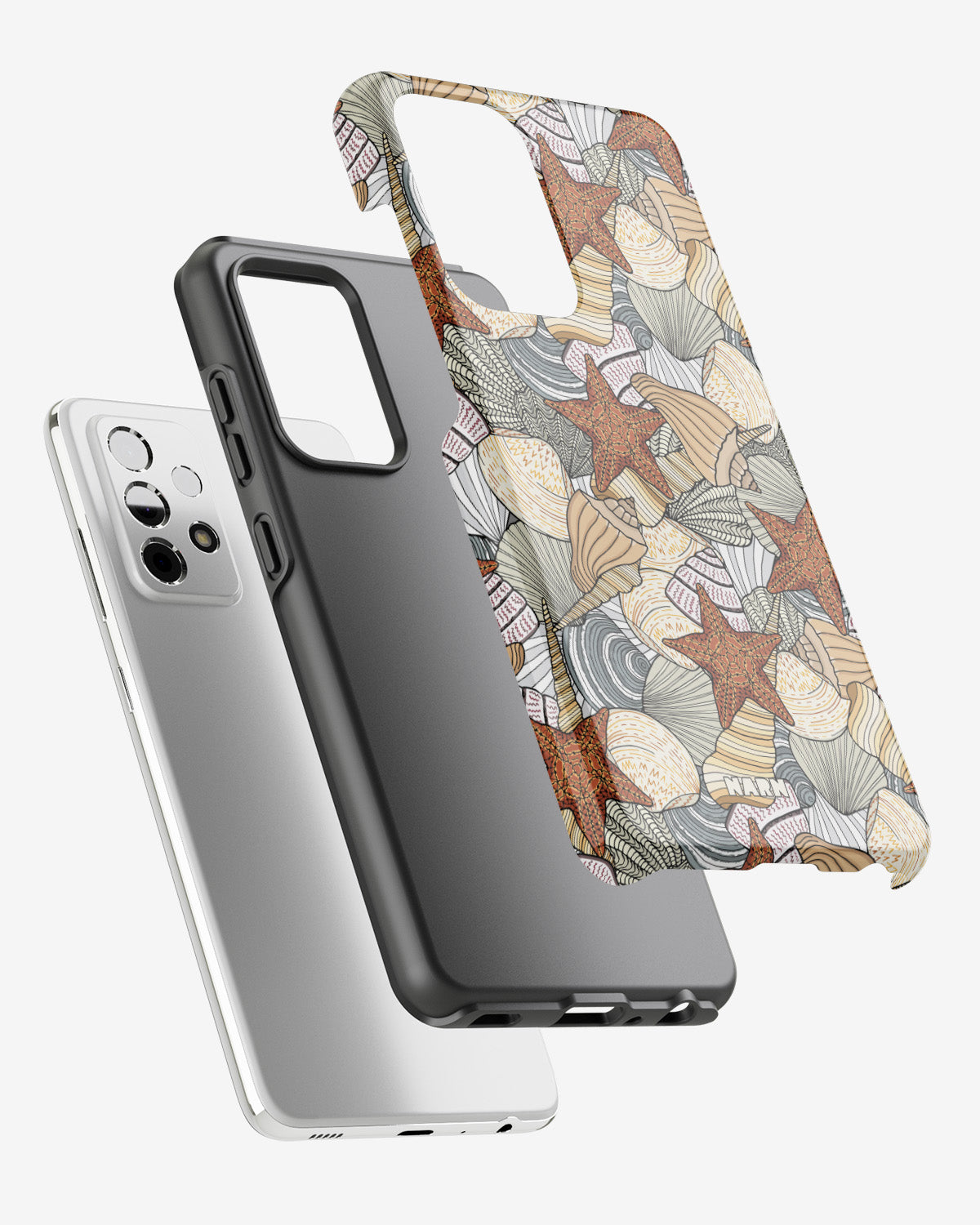 Samsung Galaxy A52 / A52s 5G Tough Case – Sea Shells - View 2