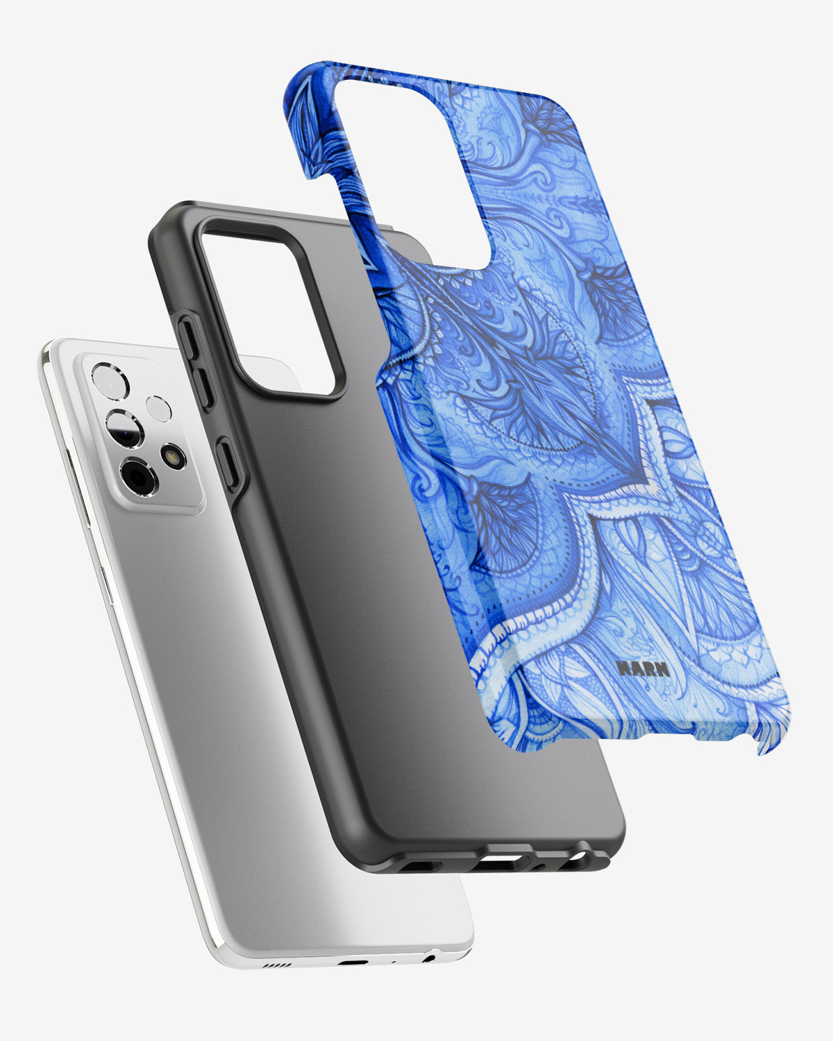Samsung Galaxy A52 / A52s 5G Tough Case – Blue Vintage - View 2