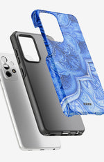 Samsung Galaxy A52 / A52s 5G Tough Case – Blue Vintage - View 2