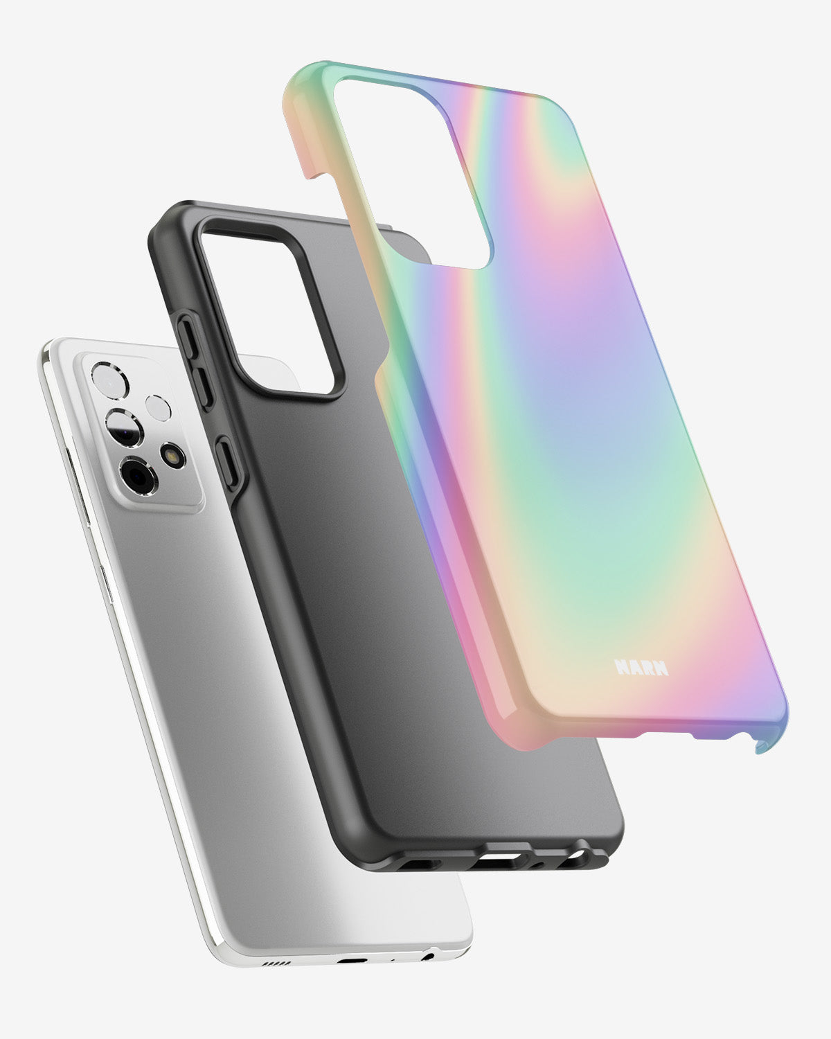 Samsung Galaxy A52 / A52s 5G Tough Case – Rainbow Haze - View 2