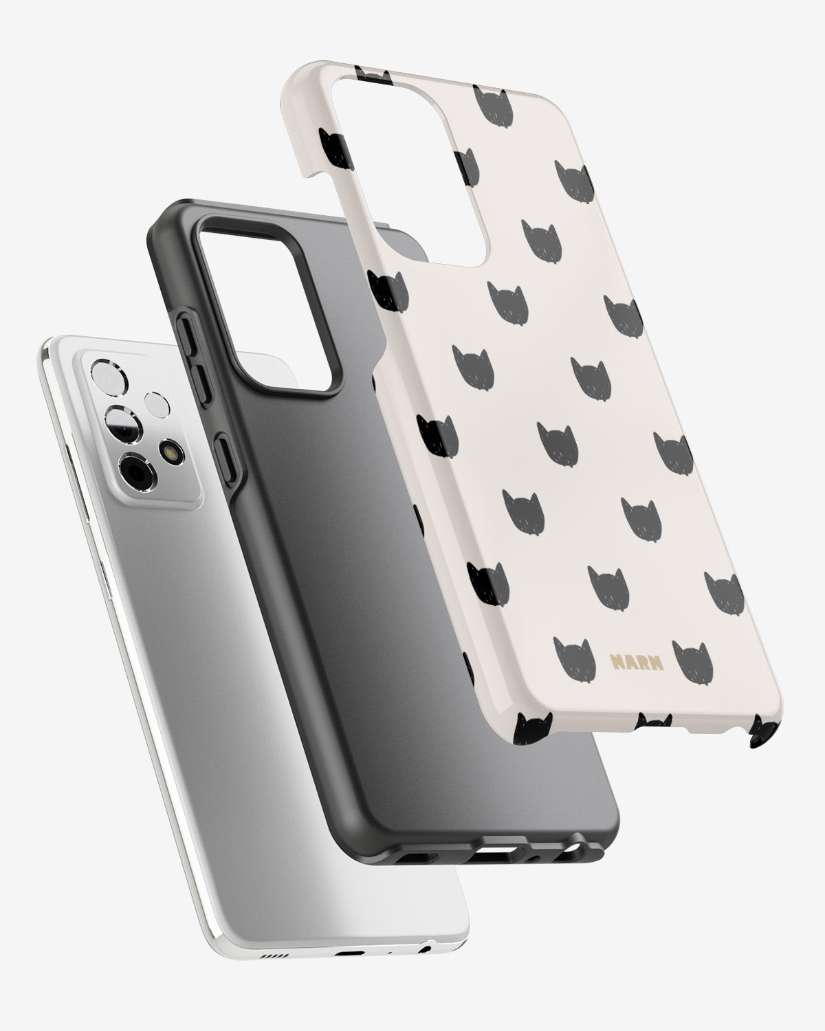 Samsung Galaxy A52 / A52s 5G Tough Case – Kitty Dots - View 2