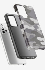 Samsung Galaxy A52 / A52s 5G Tough Case – Grey Camo - View 2