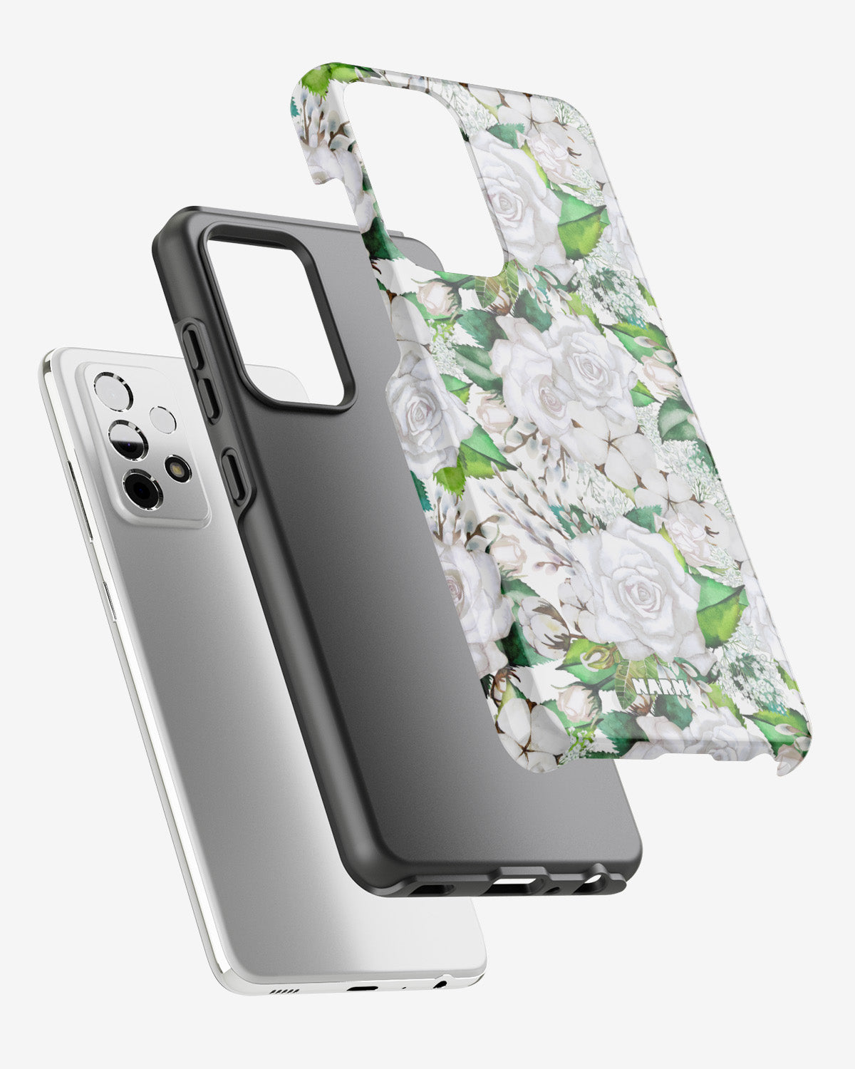 Samsung Galaxy A52 / A52s 5G Tough Case – White Bloom - View 2