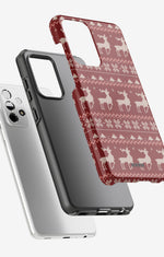 Samsung Galaxy A52 / A52s 5G Tough Case – Reindeer Knit - View 2