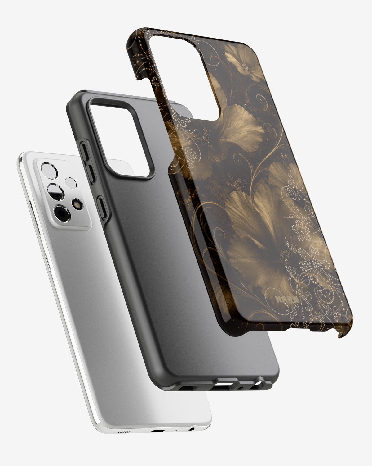Samsung Galaxy A52 / A52s 5G Tough Case – Bloom Noir - View 2