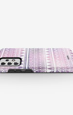 Samsung Galaxy A52 / A52s 5G Tough Case – Purple Aztec - View 3