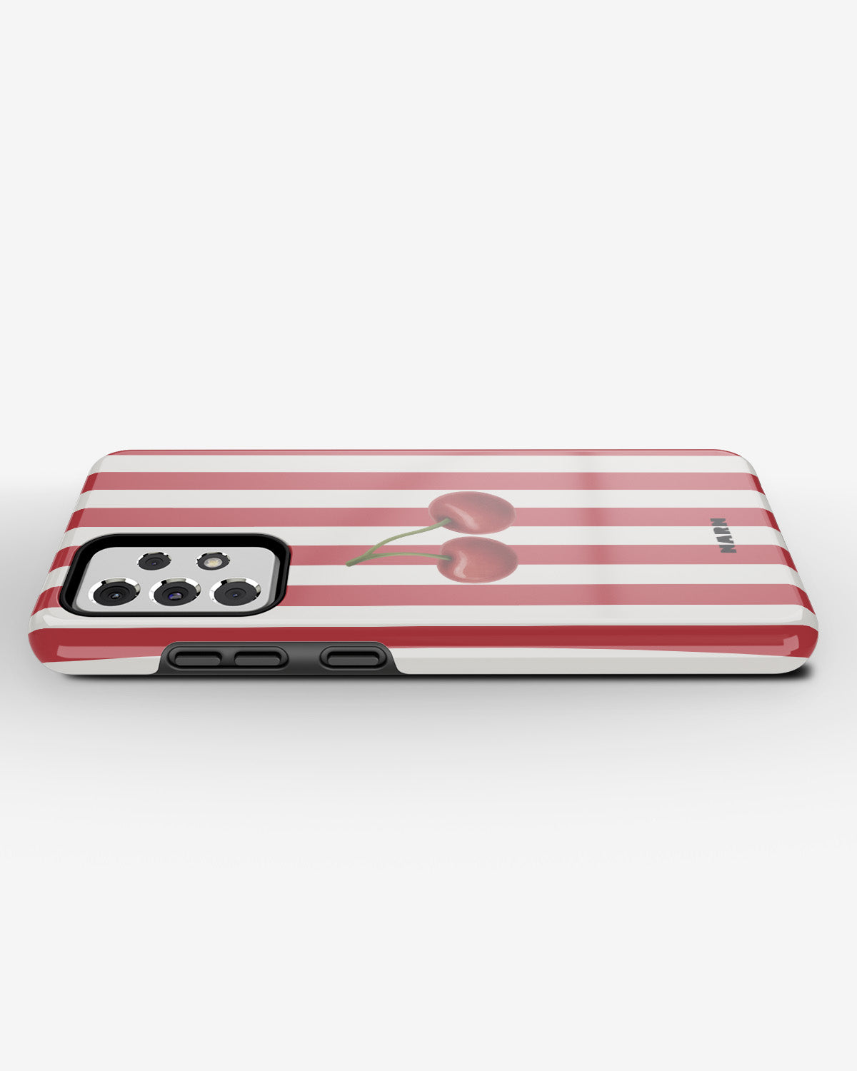 Samsung Galaxy A52 / A52s 5G Tough Case – Cherry Stripes - View 3