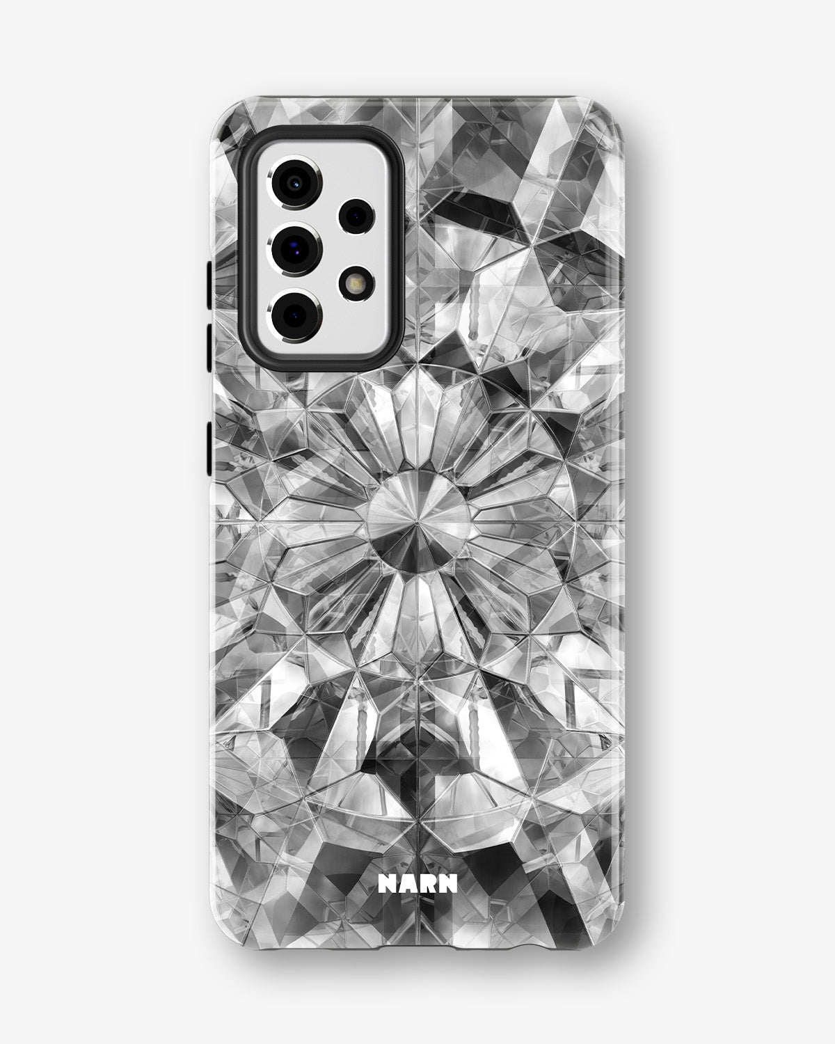 Samsung Galaxy A33 5G Tough Case – Grey Crystals - View 1