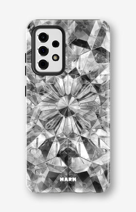 Samsung Galaxy A33 5G Tough Case – Grey Crystals - View 1