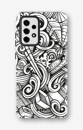 Samsung Galaxy A33 5G Tough Case – Japanese Pattern - View 1