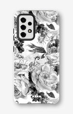 Samsung Galaxy A33 5G Tough Case – Black & White Bloom - View 1