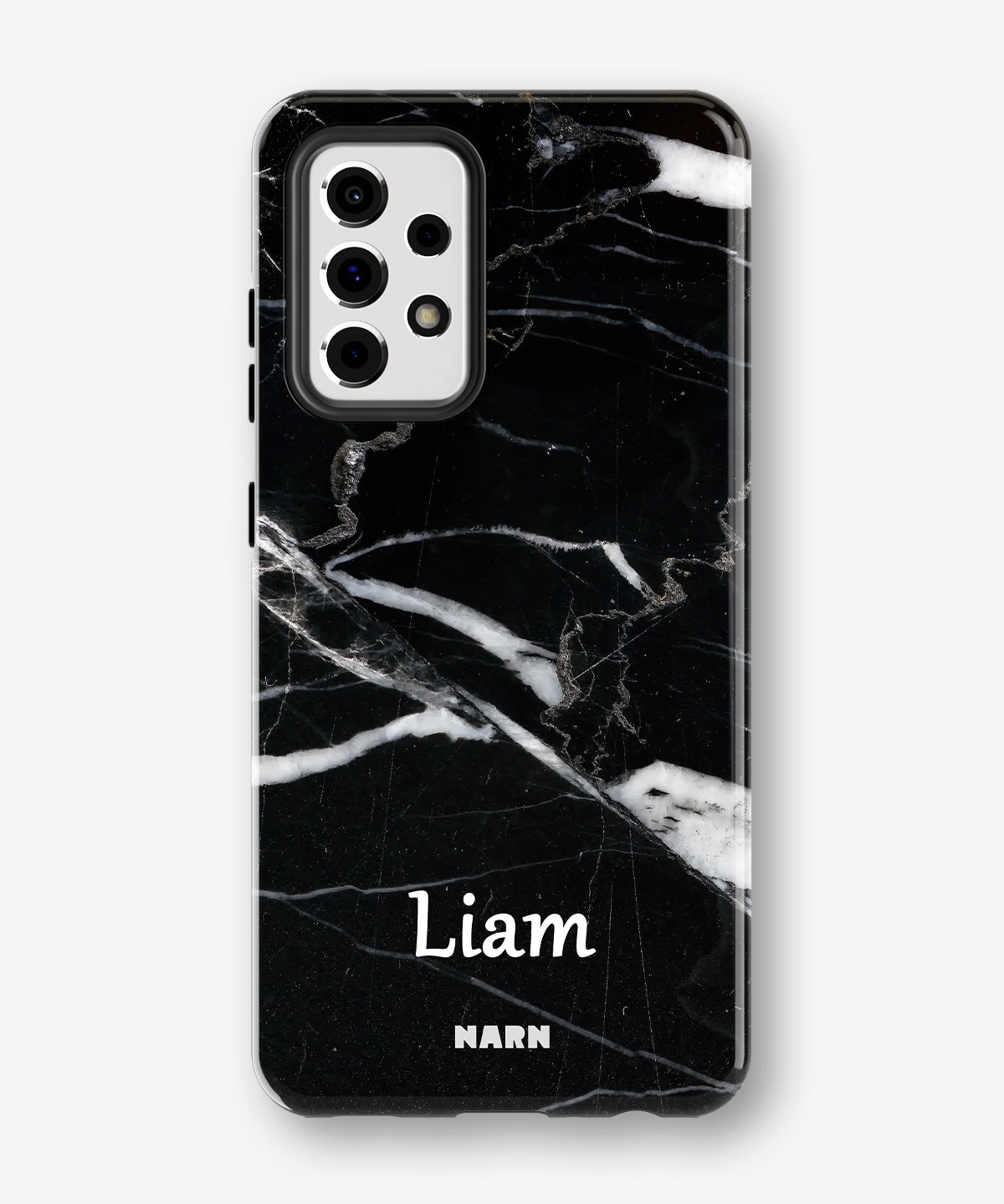 Samsung Galaxy A33 5G Tough Case – Custom - Black Marble - View 1