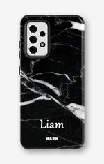 Samsung Galaxy A33 5G Tough Case – Custom - Black Marble - View 1