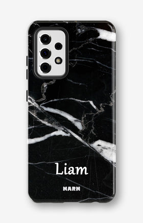 Samsung Galaxy A33 5G Tough Case – Custom - Black Marble - View 1