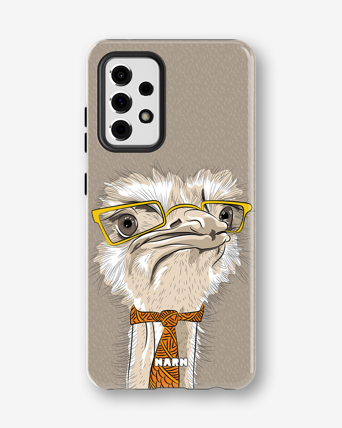 Samsung Galaxy A33 5G Tough Case – Hipster Ostrich - View 1