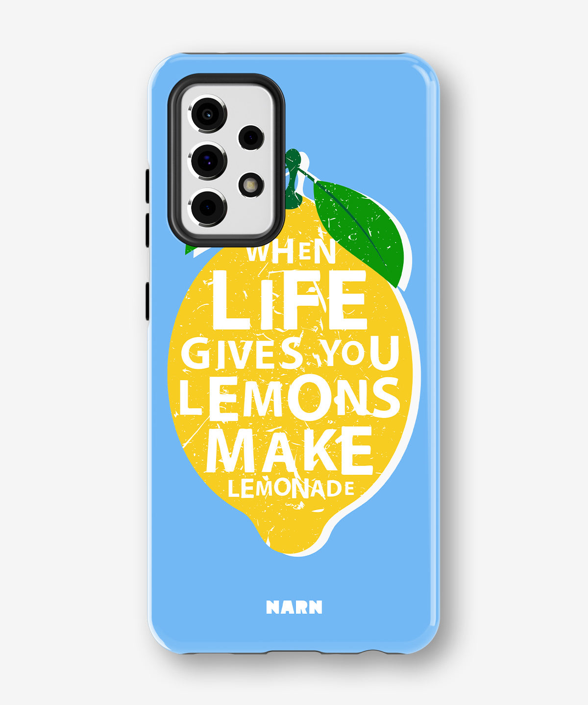 Samsung Galaxy A33 5G Tough Case – Lemon Quote - View 1