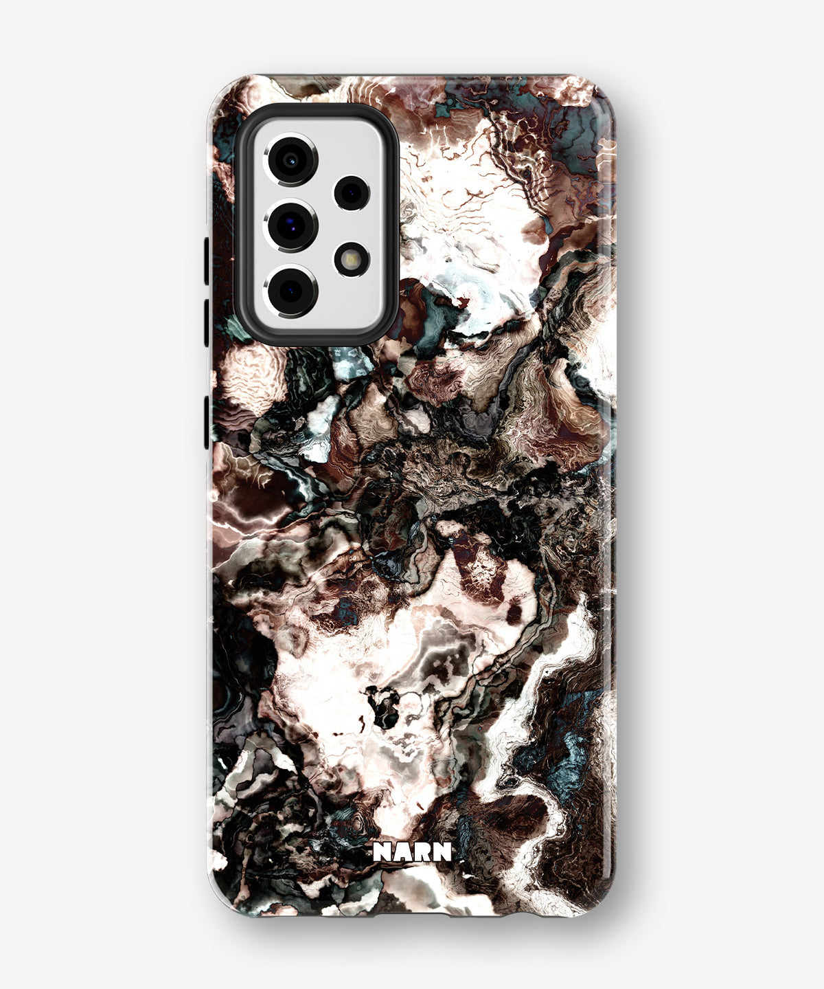 Samsung Galaxy A33 5G Tough Case – Marble Brown - View 1